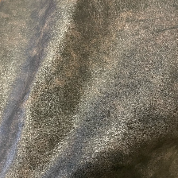 ASOSDesign brown leather trench - Picture 4 of 4